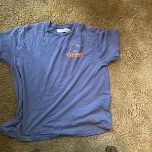 Off white shirt gray